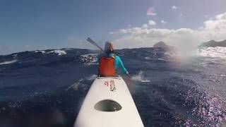 Mauritius Ocean Classic 2018 Downwind  Wednesday  25 Knots  3 Metre Swell [upl. by Siobhan]