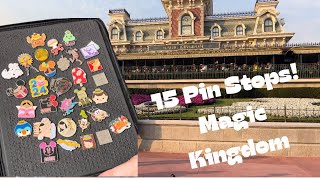 Pin Trading at Magic kingdom [upl. by Ayotyal106]