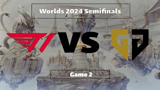 T1 vs GEN Highlights Game 2  Worlds Semifinals 2024  T1 vs GenG [upl. by Ventura477]