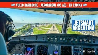 ✈️ ATERRIZAJE EN AEROPARQUE 😍 VUELO DESDE BARILOCHE  JETSMART ARGENTINA 🇦🇷 [upl. by Alebasi595]