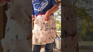 You know you are a country girl when you get excited over an egg apron from a sweet friend [upl. by Latt]