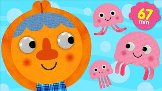 Dance Compilation  The Jellyfish  More Kids Songs To Move To  Noodle amp Pals [upl. by Palmira]