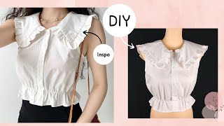 DIY Beginnerfriendly Summer Top  Easy Sewing Tutorial [upl. by Ynagoham]