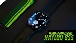 SmartWatch HAYLOU RS5  UNBOXING amp PRIMERAS IMPRESIONES 1 [upl. by Nynnahs]