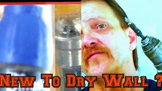 Dry wall Screw CounterSink Dimpler ReView diy [upl. by Lattonia]