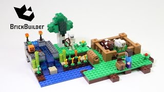 LEGO MINECRAFT 21114 The Farm  Speed Build for Collecrors  Collection 57 sets [upl. by Nyllij300]