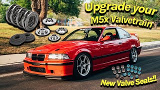 BMW M5x Valvetrain  Valve Stem Seal Replacement DIY Guide [upl. by Maisey]