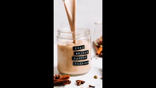 Vegan ChaiSpiced Coffee Creamer  Minimalist Baker Recipes [upl. by Inimod]