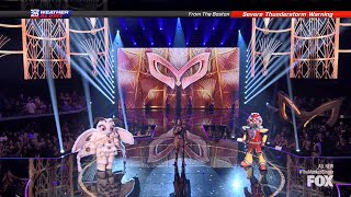 The Masked Singer 11 Poodle Moth vs Gumball Smackdown with If I Could Turn Back TIme [upl. by Nelan949]