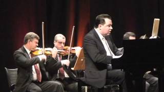 Piazzolla Three Pieces for Piano and Chamber Orchestra II Fugue [upl. by Drucie]