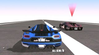 Koenigsegg Agera RS One1 Vs Jesko Absolut DRAG RACE 1 Mile New Koenigsegg Vs old Koenigsegg [upl. by Kessel]