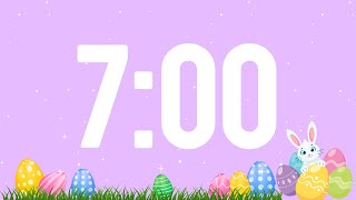 Easter 7 Minute Timer  Classroom Timer  Bunny Timer  Spring Countdown  Easter Egg Countdown [upl. by Nellaf329]