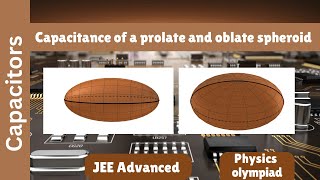 Capacitance of prolate and oblate conducting spheroids  Capacitors [upl. by Llyrehc]