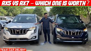 Mahindra XUV700 AX5 vs AX7  Detailed Comparison [upl. by Anairdna]