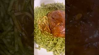 Tallarines al pesto o Tallarines verdes shorts pastas recetas [upl. by Paulson]