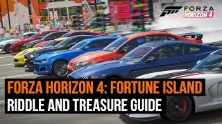 Forza Horizon 4 Fortune Island Riddle and Treasure Guide [upl. by Narud]