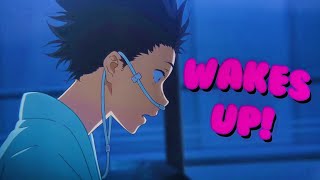 A Silent Voice  Shoya Wakes Up In Hospital Scene ENGLISH DUB [upl. by Jarib]