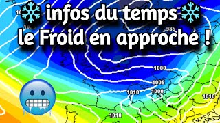 Info Du Temps 1  Froid et Neige Possible pour la MiNovembre [upl. by Anica]