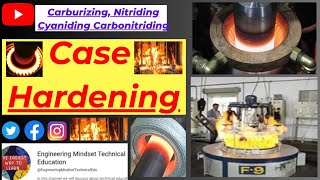 Case Hardening  Heat Treatment Carburizing  Nitriding  Cyaniding  Carbonitriding  Induction Ha [upl. by Attenohs]