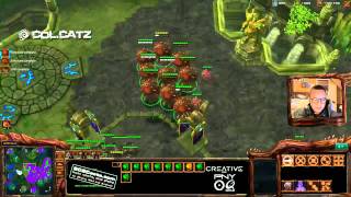 CatZ vs Deezer Destiny and CombatEX on Skype  Starcraft 2 Ladder [upl. by Tildy926]