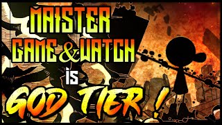 MAISTER MR GAME AND WATCH is GOD TIER  1 Mr Game and Watch Combos amp Highlights  Smash Ultimate [upl. by Kenley809]