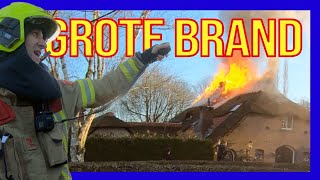 Grote Brand  VOLUNTEERS DUTCH FIREFIGHTERS [upl. by Chet]