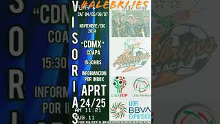 Visorias Club Alebrijes de Oaxaca futbol visorias Alebrijesdeoaxaca [upl. by Fiann]