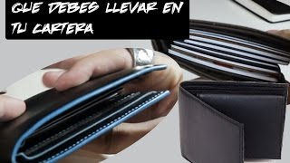 ¿Que debes tener en tu cartera Cartera para hombres  JR Style For Men [upl. by Enilegna]