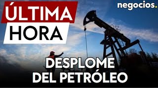 ÚLTIMA HORA  Fuertes caídas en el precio del petróleo se desploma más de un 4 [upl. by Nonac]