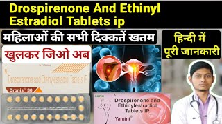 Drospirenone and ethinyl estradiol tablets ip  dronis 30 tablet uses in hindi  yamini tablet use [upl. by Nalyorf109]