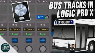 How to Set up Busses to save CPU in Logic Pro X [upl. by Homer]