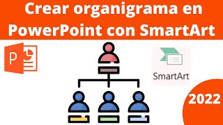 CREAR ORGANIGRAMA CON SMARTART EN POWERPOINT [upl. by Thorner]