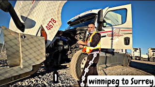 Extreme Road Trip Start on Truck  Winnipeg to Surrey  667 [upl. by Takken227]