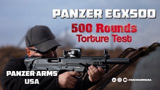 Panzer Arms 500 Rounds Torture Test  EGX500 Bullpup NonStop Shooting at 25F [upl. by Rankin]