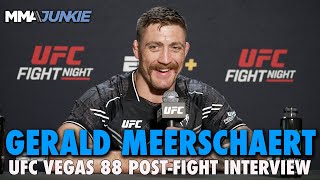 Gerald Meerschaert Reacts to Tying Anderson Silvas AllTime Finishes Record  UFC Fight Night 239 [upl. by Andrews]