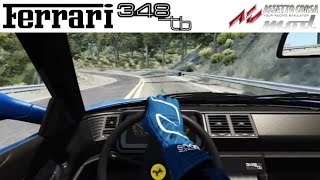 Ferrari 348 tb  Assetto Corsa Mod  Cockpit View [upl. by Nocaed365]