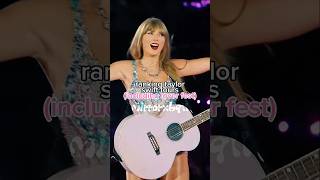 ranking ts tours including lover fest  TaylorSwift fypシ゚viral taylorswift swiftie shorts [upl. by Lloyd327]