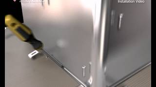 Pyramis Undermount Sink Installation Video [upl. by Blakelee]