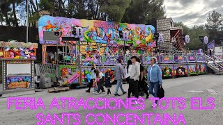 Feria de atracciones de tots els sants concentaina 2024 [upl. by Wagoner]