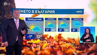 BTV Времето 16112024 г – централна емисия [upl. by Erehpotsirhc641]