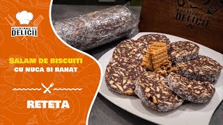 Cea mai delicioasa reteta de salam de biscuiti cu nuca si rahat [upl. by Rhyne97]