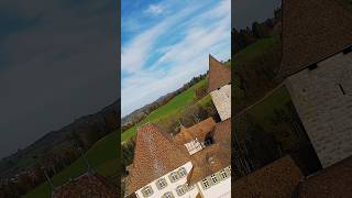 Another flight another castle just for fun drone flyswiss switzerland castle fpv views love [upl. by Noffihc]