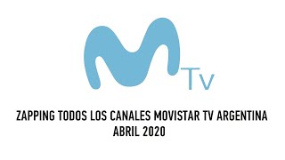 Zapping Movistar TV Argentina  Grilla de canales  1º de Abril del 2020 [upl. by Burford197]