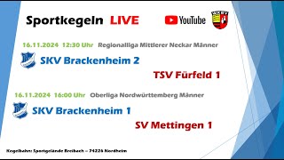 SKV Brackenheim 1  SV Mettingen 1 Oberliga Nordwürtt Männer [upl. by Willey264]