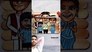 Taarak Mehta Ka Ooltah Chashmah printing drowning on youtube video shortvideos tmkoc drawing [upl. by Brianne423]