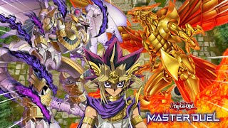 HORUS THE WINGED DRAGON OF RA DECK  STRONGEST EGYPTIAN GOD  YUGIOH MASTER DUEL [upl. by Eniowtna]