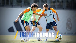 First training session of the week  Real Madrid City [upl. by Ojela]