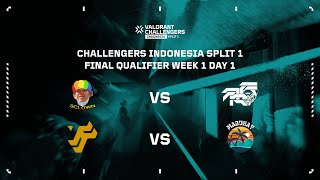 2024 VALORANT Challengers Indonesia  Split 1  Final Qualifier W1D1 [upl. by Nosyerg]