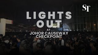 Power restored at Johor Causeway checkpoint after hourslong outage [upl. by Danika]