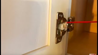 How to fix a loud scratchy cabinet door hinge  FAST amp EASY [upl. by Enovi]